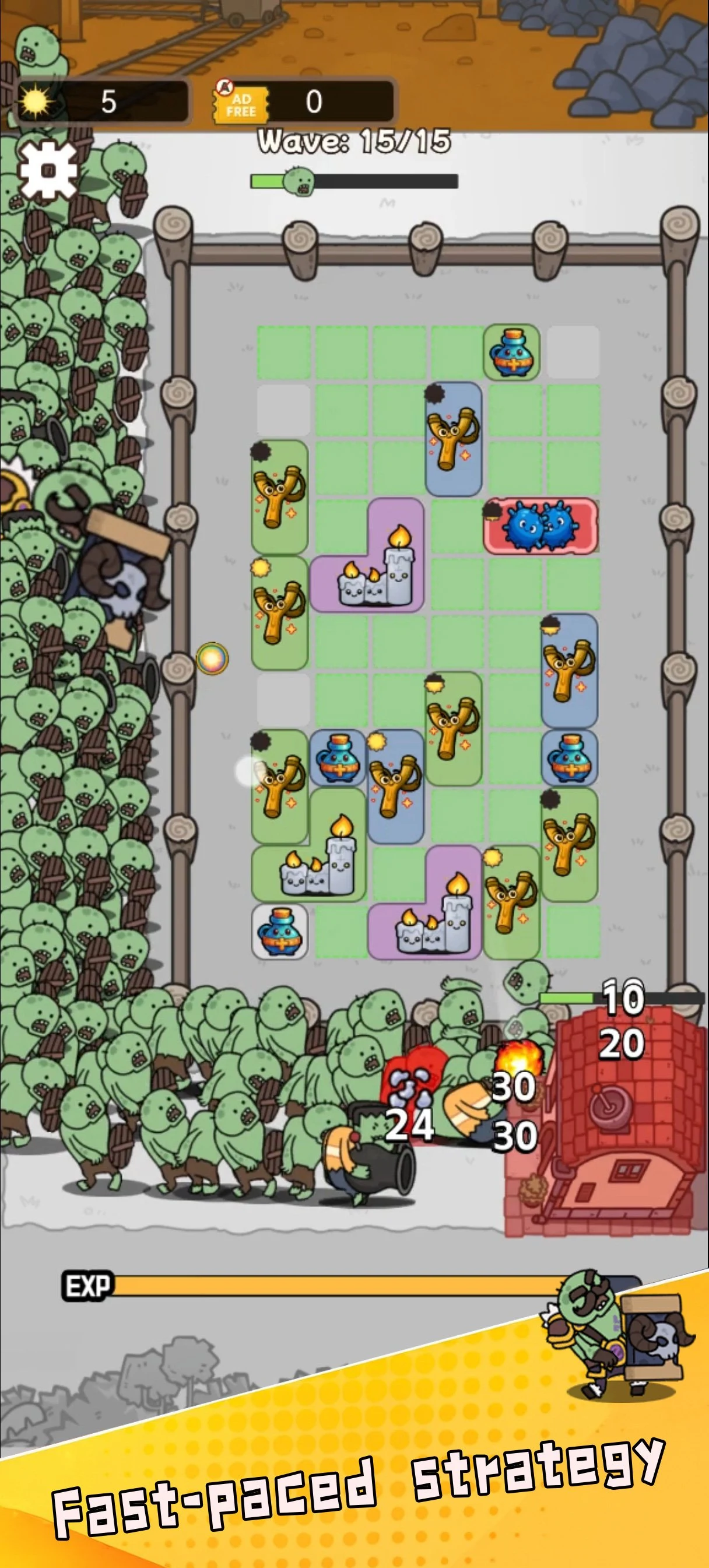 Survival War-Bounce vs Zombies screenshot
