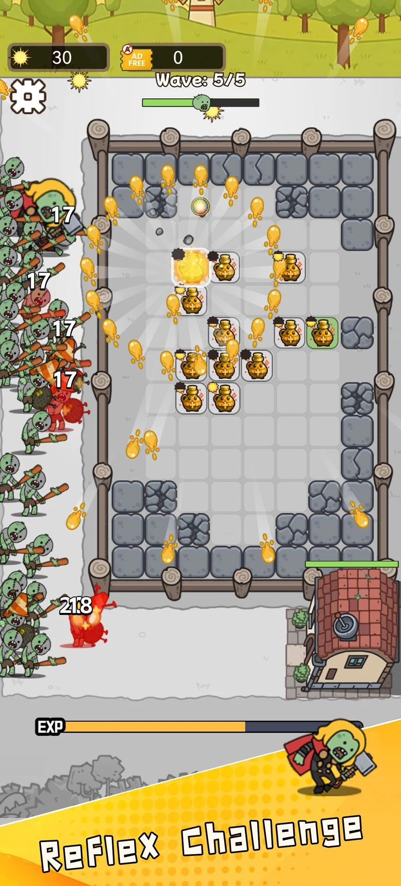 Survival War-Bounce vs Zombies screenshot