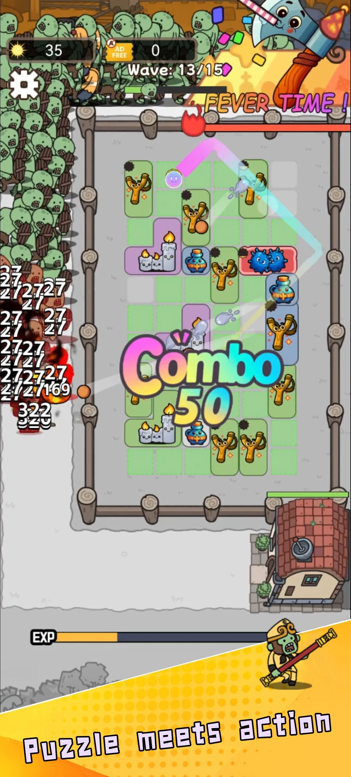 Survival War-Bounce vs Zombies screenshot